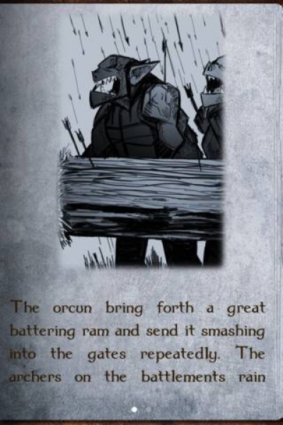 Screen ze hry Gamebook Adventures 4: Revenant Rising