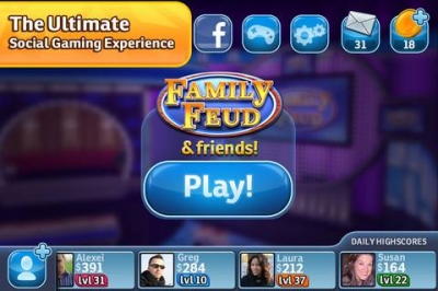 Screen ze hry Family Feud & Friends