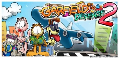 Artwork ke hře Garfield´s Defense 2: The Food Invaders Strike Back