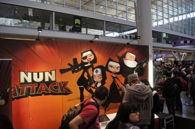 Artwork ke hře Nun Attack