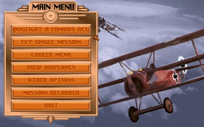 Screen ze hry Red Baron