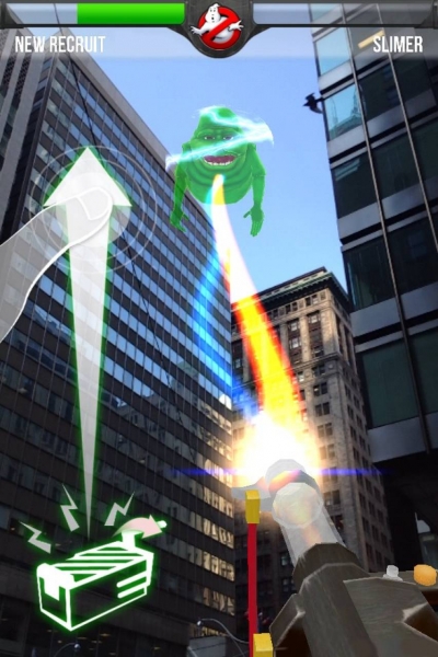 Screen ze hry Ghostbusters: Paranormal Blast
