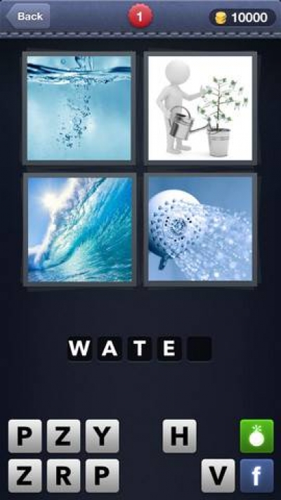 Screen ze hry 4 Pics 1 Word