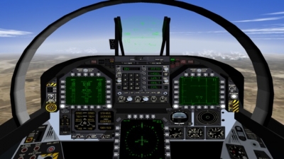 Screen ze hry F/A-18 Operation Iraqi Freedom
