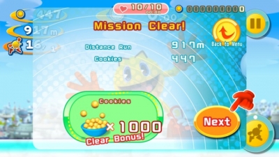 Screen ze hry Pac-Man Dash!