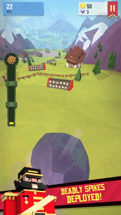 Artwork ke he Giant Boulder of Death
