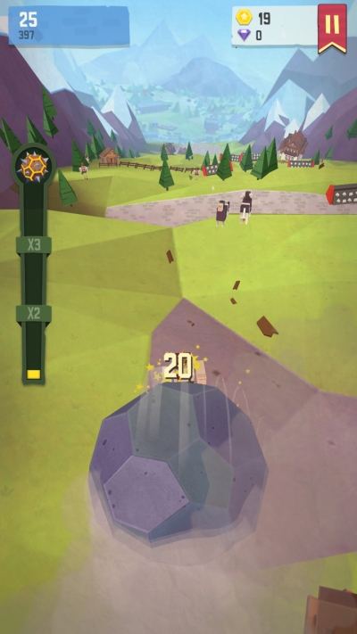 Artwork ke he Giant Boulder of Death