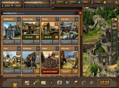 Screen ze hry Tribal Wars 2