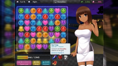 Screen ze hry HuniePop