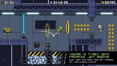 Screen ze hry JumpJet Rex
