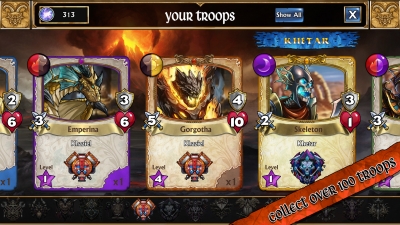 Screen ze hry Gems of War