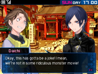 Screen ze hry Shin Megami Tensei: Devil Survivor 2: Record Breaker
