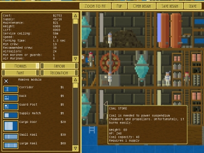 Screen ze hry Airships: Conquer the Skies