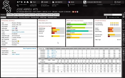 Screen ze hry Out of the Park Baseball 16