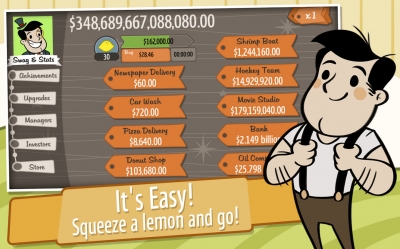 Screen ze hry AdVenture Capitalist