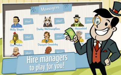 Screen ze hry AdVenture Capitalist