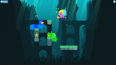 Screen ze hry Snakebird