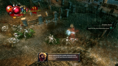 Screen ze hry Overlord: Fellowship of Evil