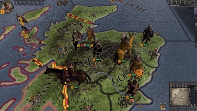 Screen ze hry Crusader Kings II: Celtic Unit Pack