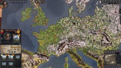 Screen ze hry Crusader Kings II: Early Western Clothing Pack