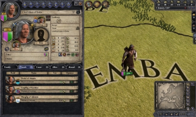 Screen ze hry Crusader Kings II: Mongol Faces