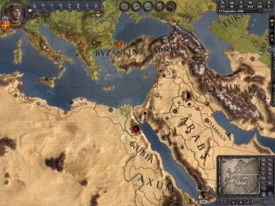 Screen ze hry Crusader Kings II: Songs of the Holy Land