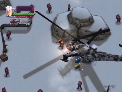 Screen ze hry Dudebro My Shit Is Fucked Up So I Got to Shoot Slice You II: Its Straight-Up Dawg Time