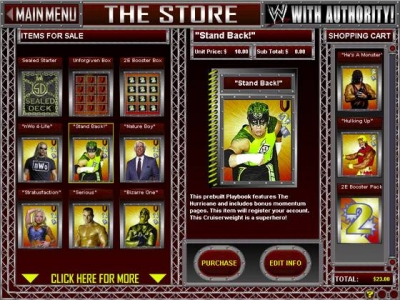 Screen ze hry WWF With Authority!