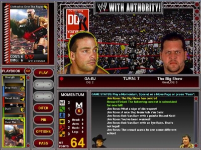 Screen ze hry WWF With Authority!