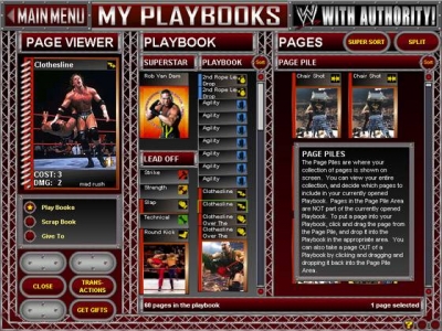 Screen ze hry WWF With Authority!
