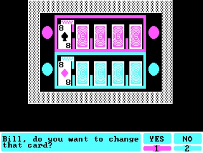 Screen ze hry Card Sharks