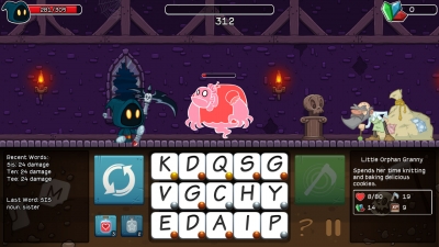 Screen ze hry Letter Quest: Grimms Journey