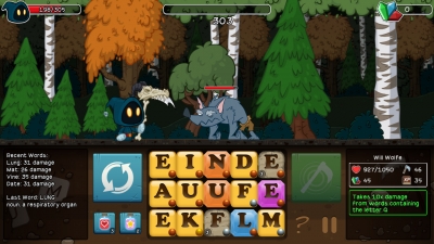 Screen ze hry Letter Quest: Grimms Journey