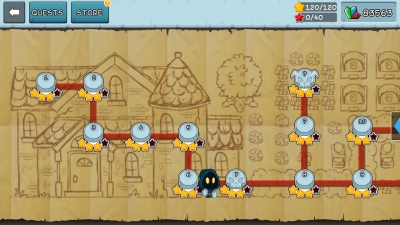 Screen ze hry Letter Quest: Grimms Journey