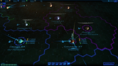 Screen ze hry Sid Meiers Starships