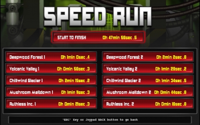 Screen ze hry Aero�s Quest