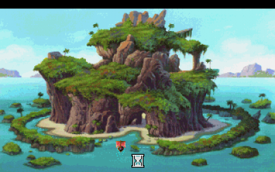 Screen ze hry Kings Quest V: Absence Makes the Heart Go Yonder