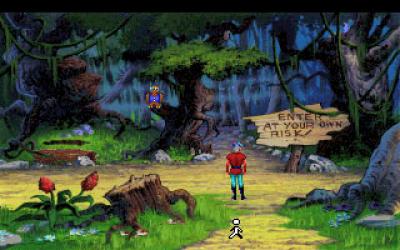 Screen ze hry Kings Quest V: Absence Makes the Heart Go Yonder