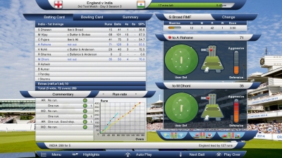 Screen ze hry Cricket Captain 2014