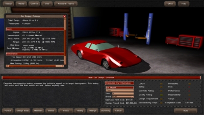 Screen ze hry GearCity