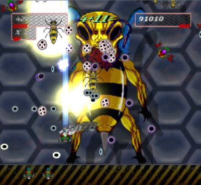 Screen ze hry Super Killer Hornet: Resurrection