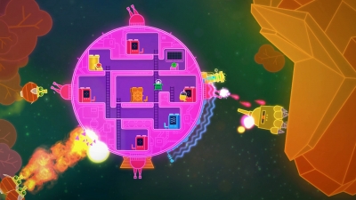 Screen ze hry Lovers in a Dangerous Spacetime