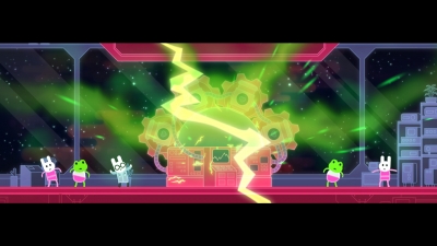 Screen ze hry Lovers in a Dangerous Spacetime