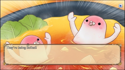 Screen ze hry Hatoful Boyfriend: Holiday Star