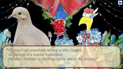 Screen ze hry Hatoful Boyfriend: Holiday Star