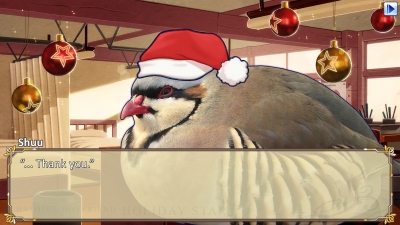 Screen ze hry Hatoful Boyfriend: Holiday Star
