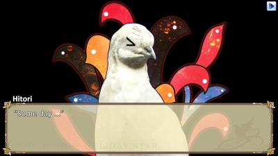 Screen ze hry Hatoful Boyfriend: Holiday Star