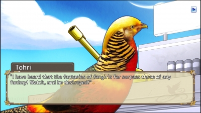 Screen ze hry Hatoful Boyfriend: Holiday Star