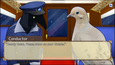 Screen ze hry Hatoful Boyfriend: Holiday Star