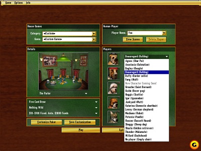 Screen Dogs Playing Poker